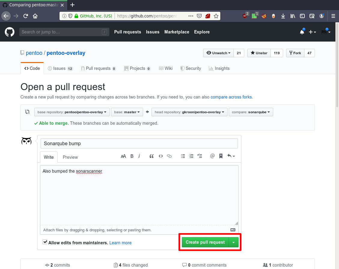 pull request 2