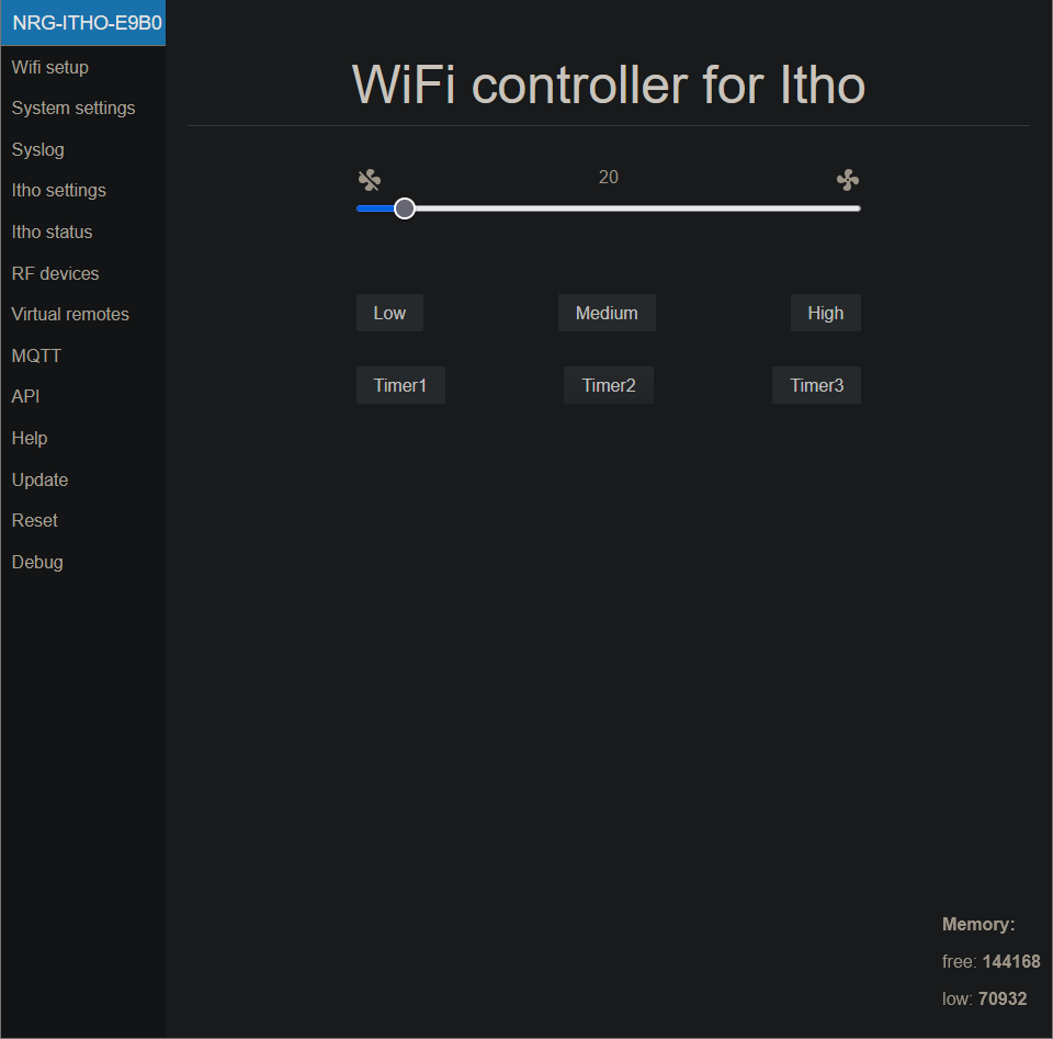 web ui remote control