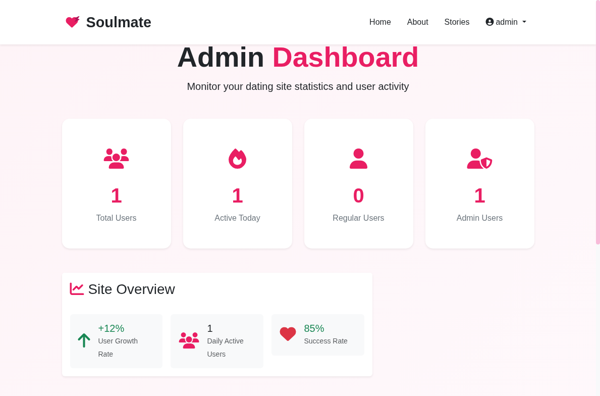 soulmate.htb dashboard.php