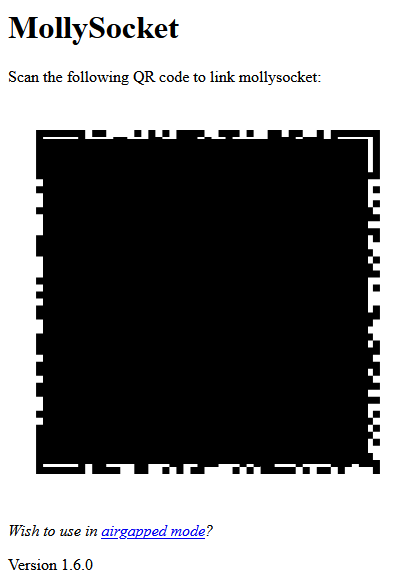 mollysocket qr